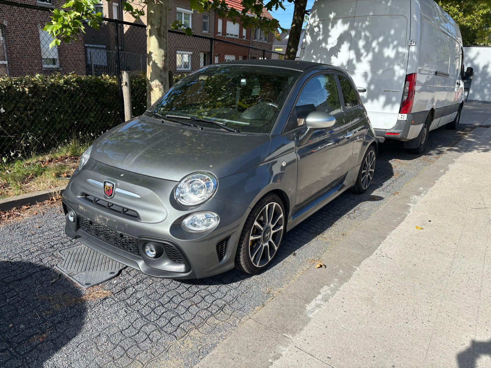 Fiat 500 Abarth 595 Cabriolet 180ch 2020, Cuir, Argent ou Gris, Achat, Phares directionnels