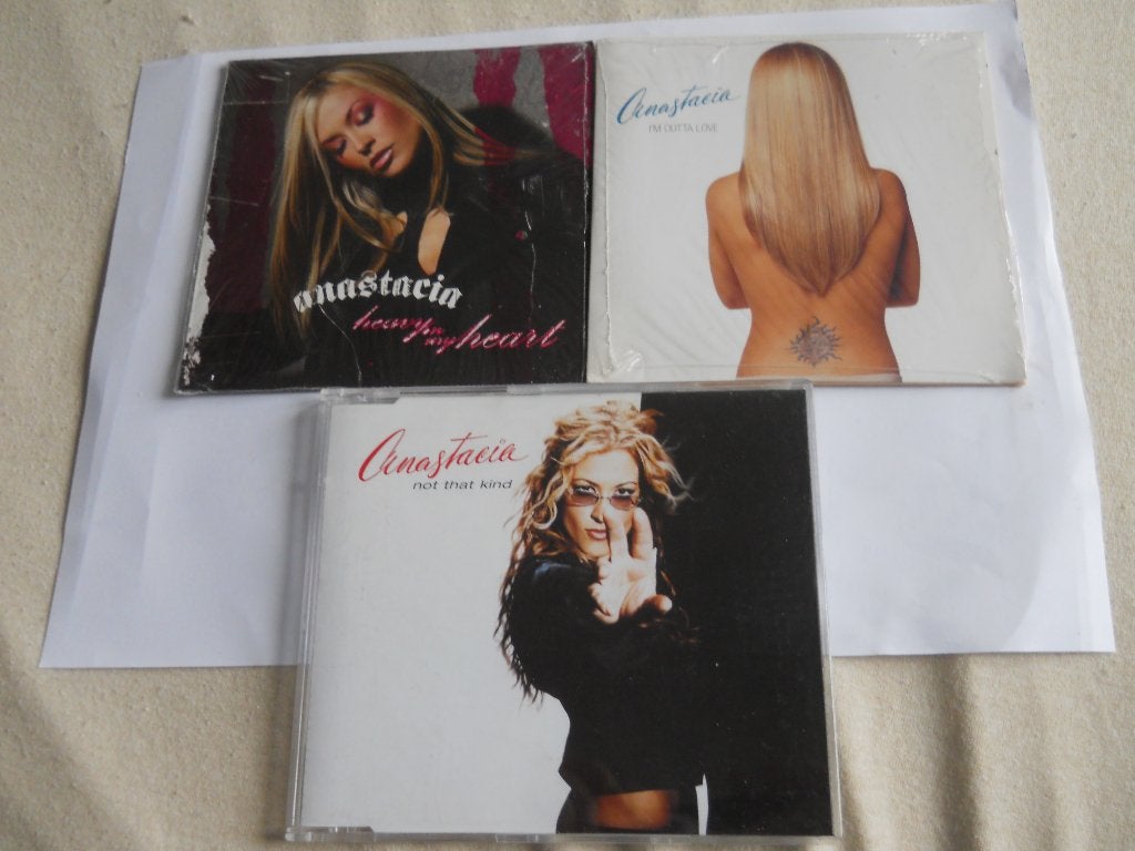 3 CD MAXI  SINGLES - ANASTACIA, Ophalen of Verzenden, Nieuw in verpakking, Pop, Eerste persing