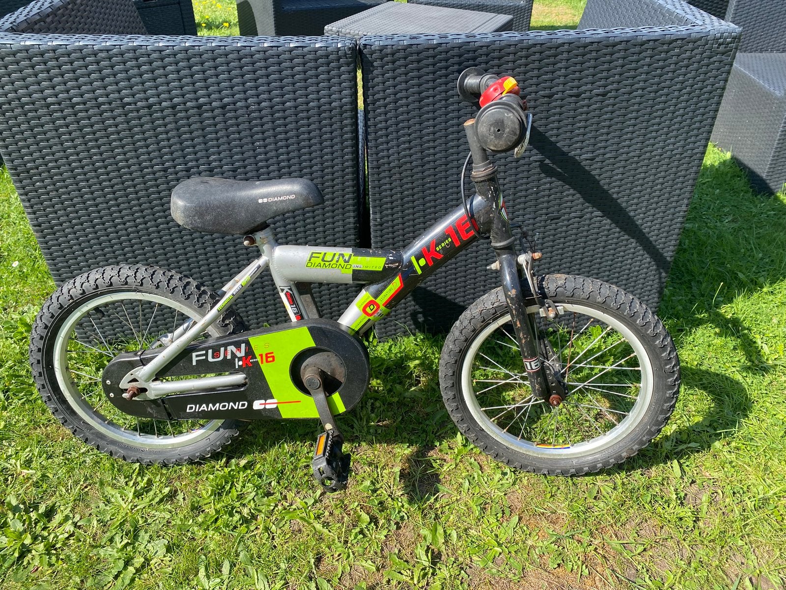 Kinderfietsje, Ophalen, Gebruikt