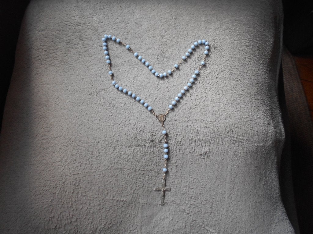 ancien chapelet bleu, Antiquités & Art, Enlèvement ou Envoi