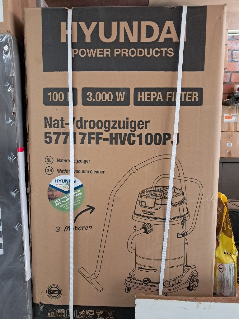 Hyundai Nat-droogzuiger, Doe-het-zelf en Bouw, Ophalen, Nieuw, Overige typen