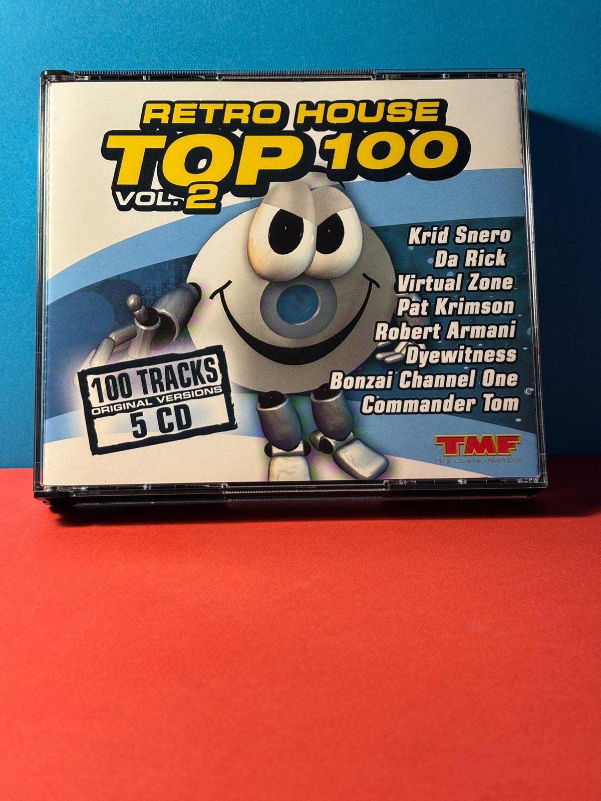 5cd box retro house top 100 vol.2, Envoi