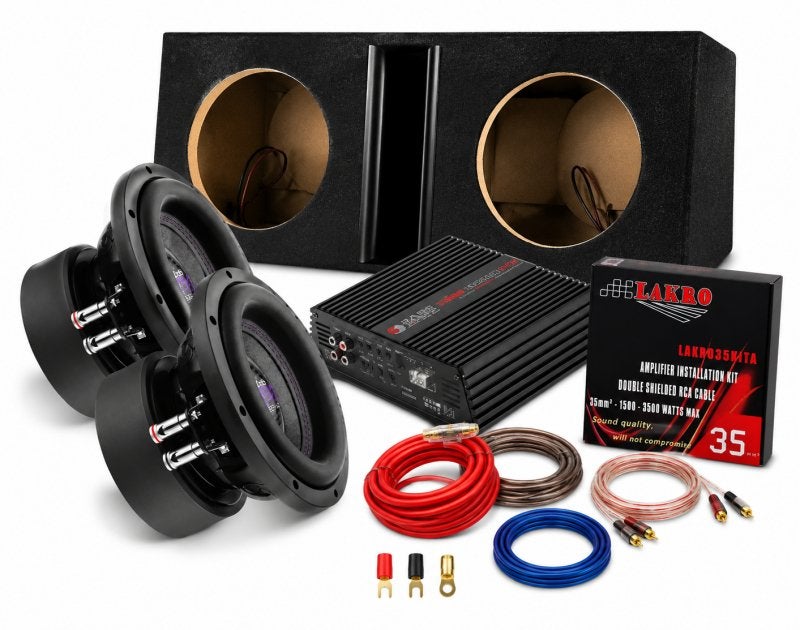 Mini mega powerpack 3 - Bassface - Dubbele 8 inch - 1500, Autos : Divers, Haut-parleurs voiture