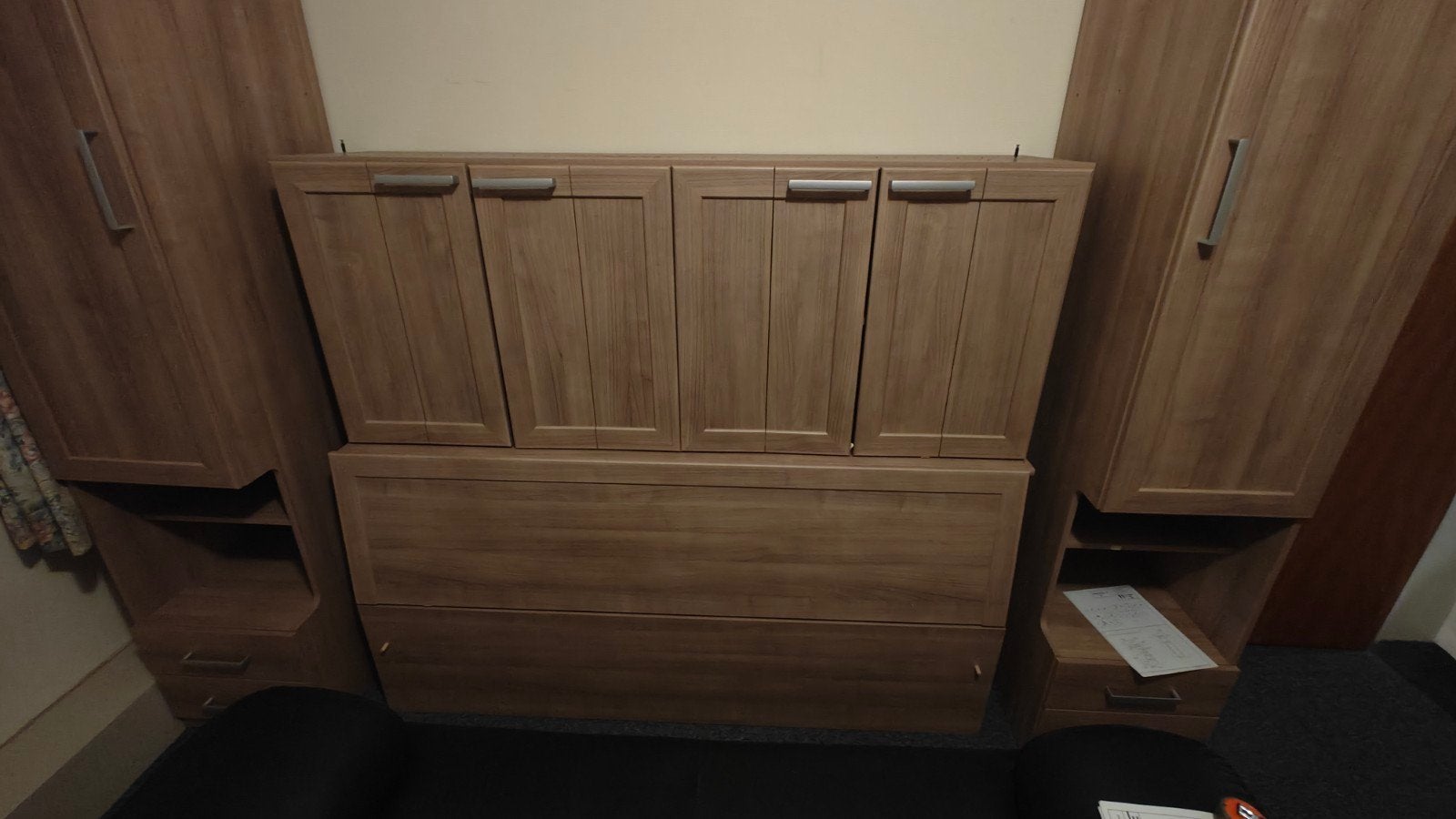 2 persoonsbed met kasten, Huis en Inrichting, Ophalen, 125 cm of meer, 75 – 100, Nieuw