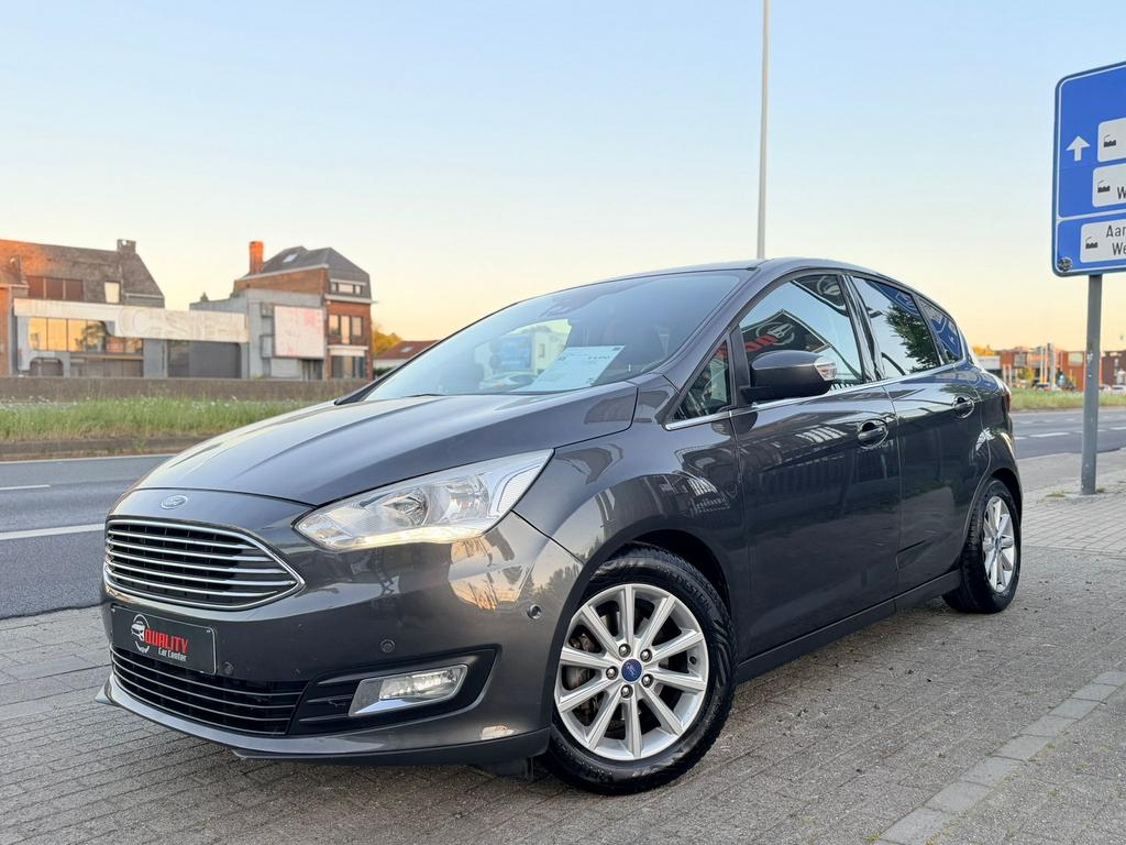 Ford C-Max Titanium Facelift 2016 133dkm 125pk Benzine FULL, Auto's, Voorwielaandrijving, Monovolume, Euro 6, Leder en Stof
