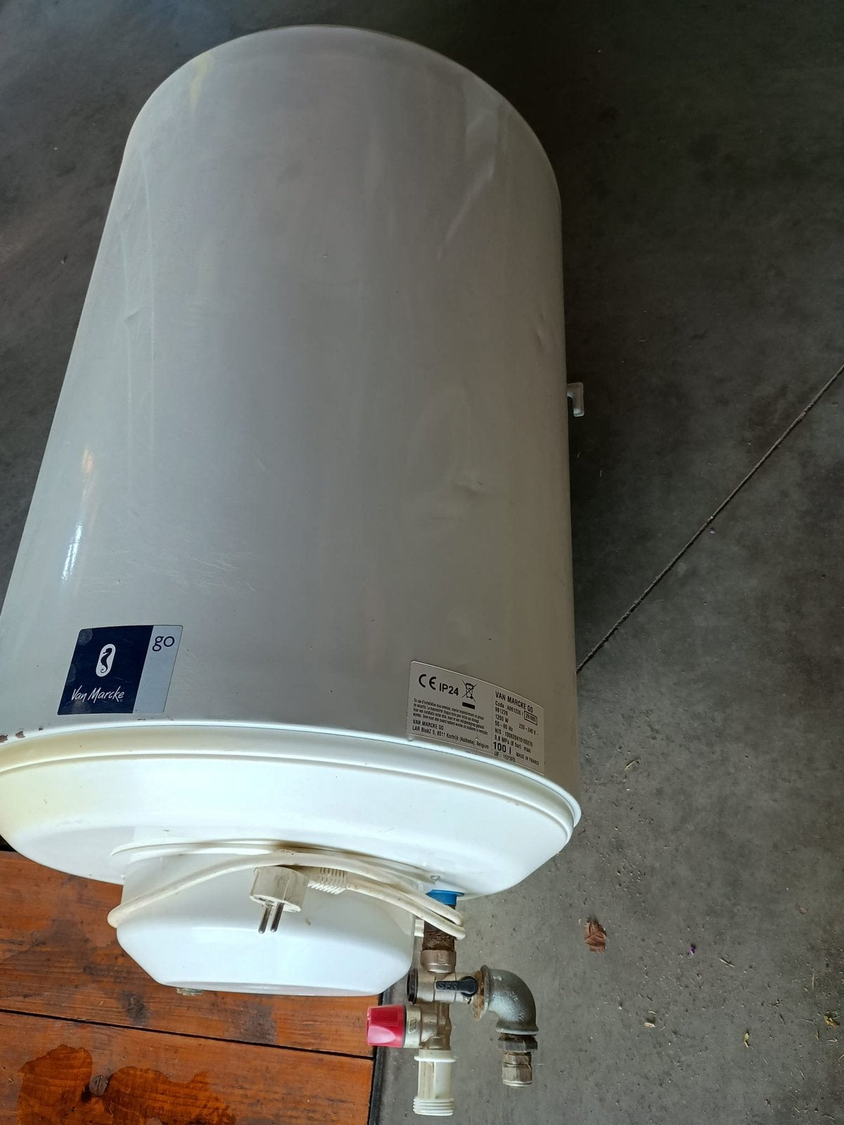 Elektrische boiler Van Marcke Go 100 liter, Ophalen, Zo goed als nieuw, Boiler