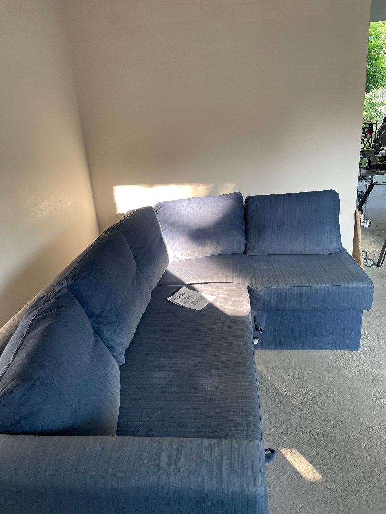 zetel IKEA Fågelbo hoekzetel / slaapzetel (GRATIS!!!), Huis en Inrichting, Ophalen, Gebruikt, Hoekbank, 75 tot 100 cm