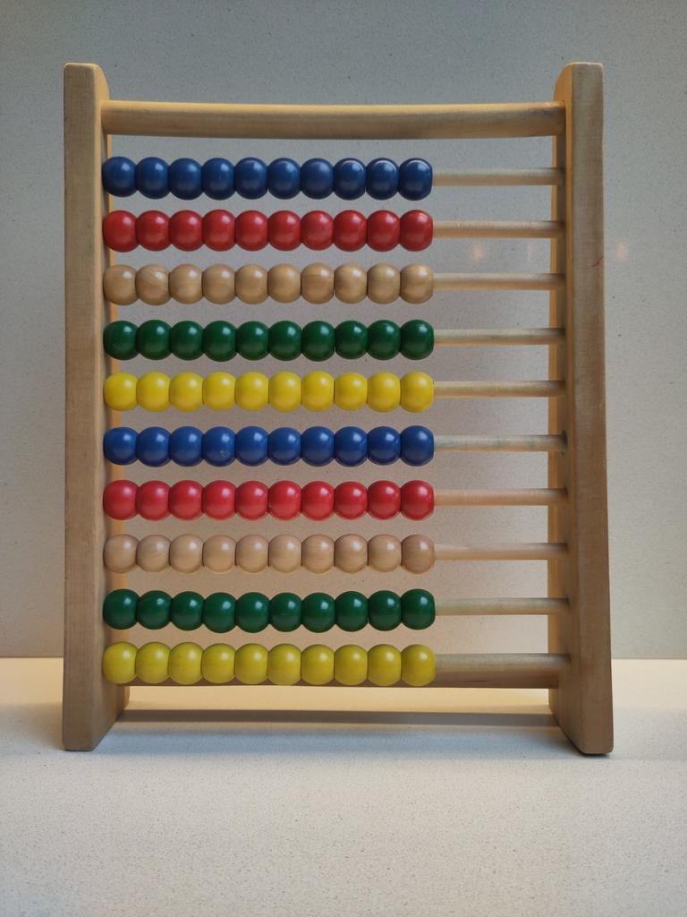Vintage houten telraam, Kinderen en Baby's, Speelgoed | Houten speelgoed, Ophalen