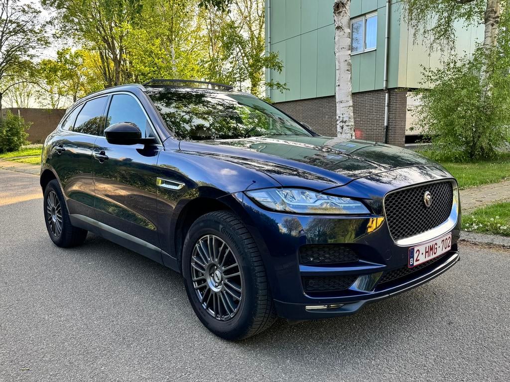 Jaguar F-Pace Portfolio, Auto's, Jaguar, Automaat, Euro 6, Blauw, Parkeersensor