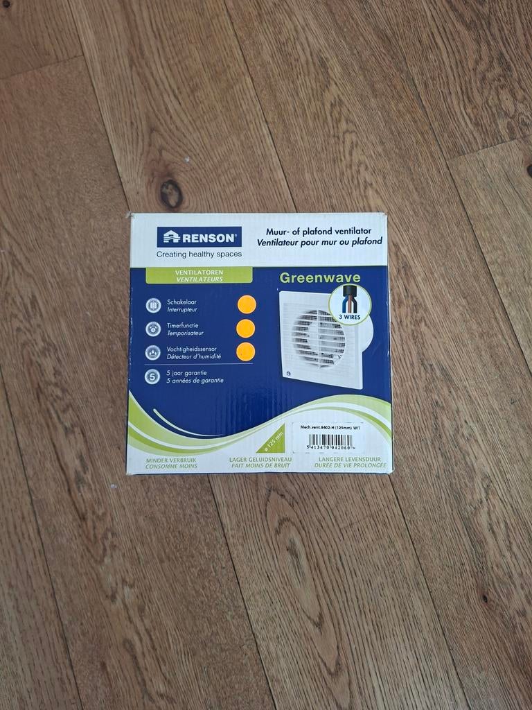 Renson Greenwave 9402 Badkamerventilator, Diversen, Overige Diversen, Ophalen of Verzenden