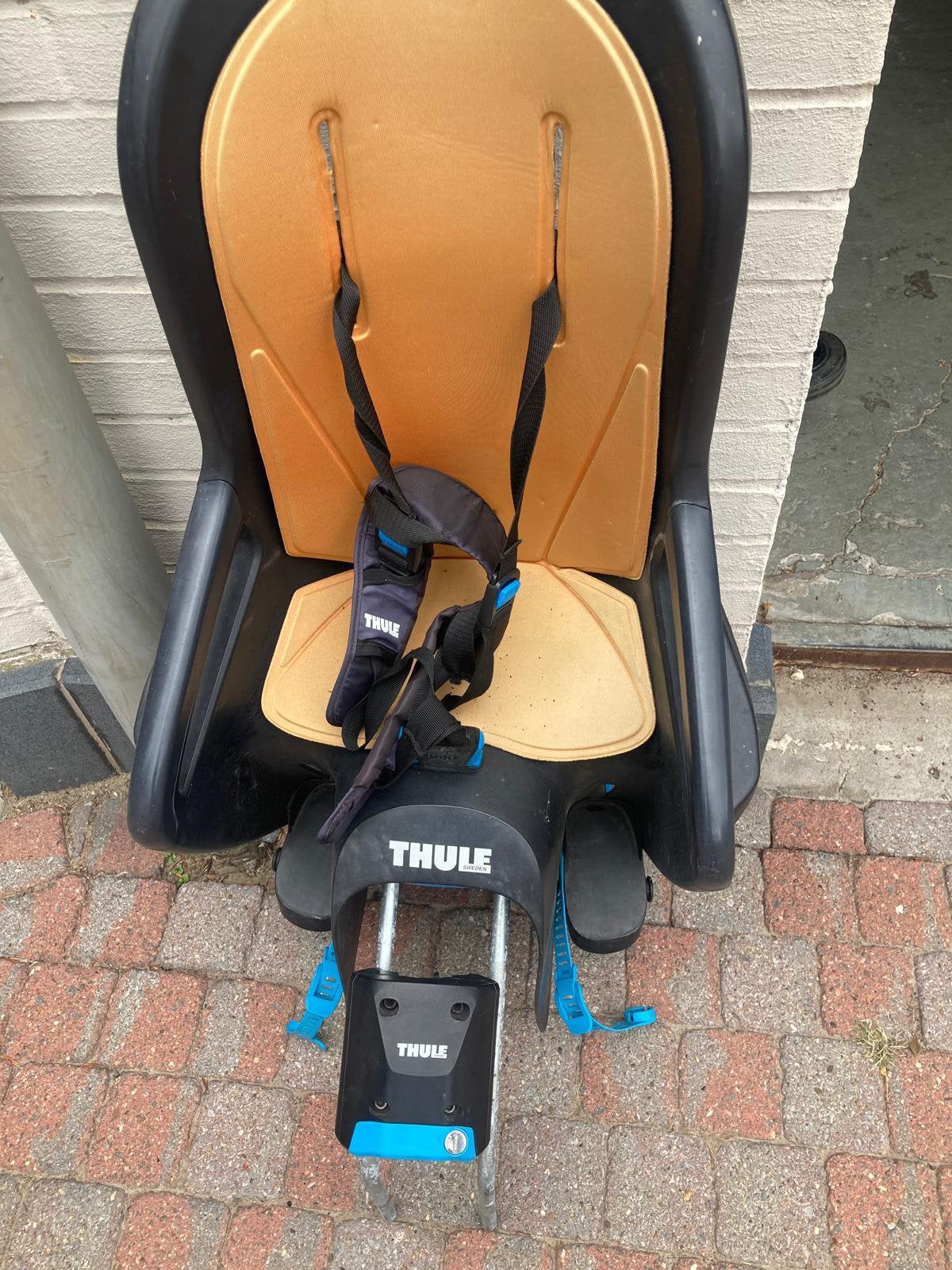 Fietsstoeltje Thule, Fietsen en Brommers, Ophalen, Achterzitje, 0 t/m 18 kg, Gebruikt