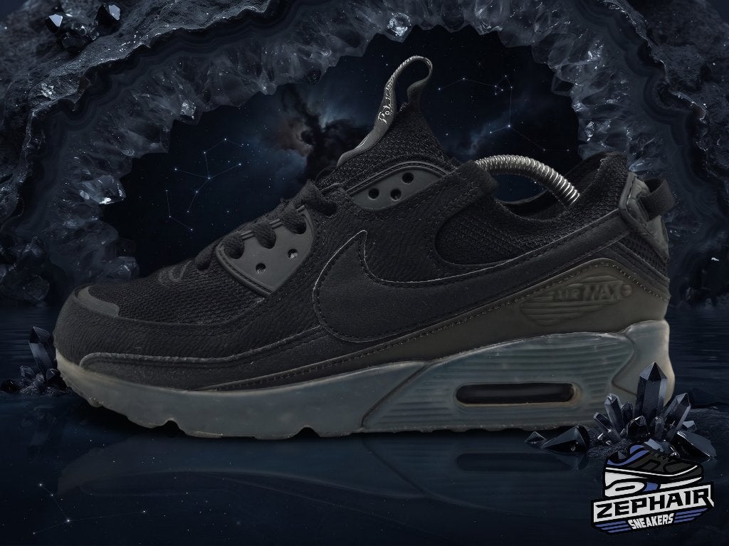 Nike Air Max 90 TerraScape 'Triple Black' EU42.5 2023, Enlèvement ou Envoi, Nike, Porté, Baskets