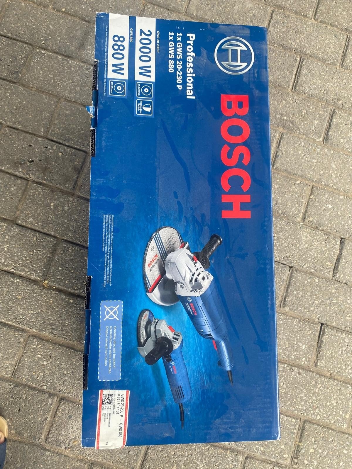 Ensemble de rectifieuses Bosch neuf, Bricolage & Construction, Outillage | Meuleuses, Enlèvement, Neuf, 1000 watts ou plus, Meuleuse d'angle