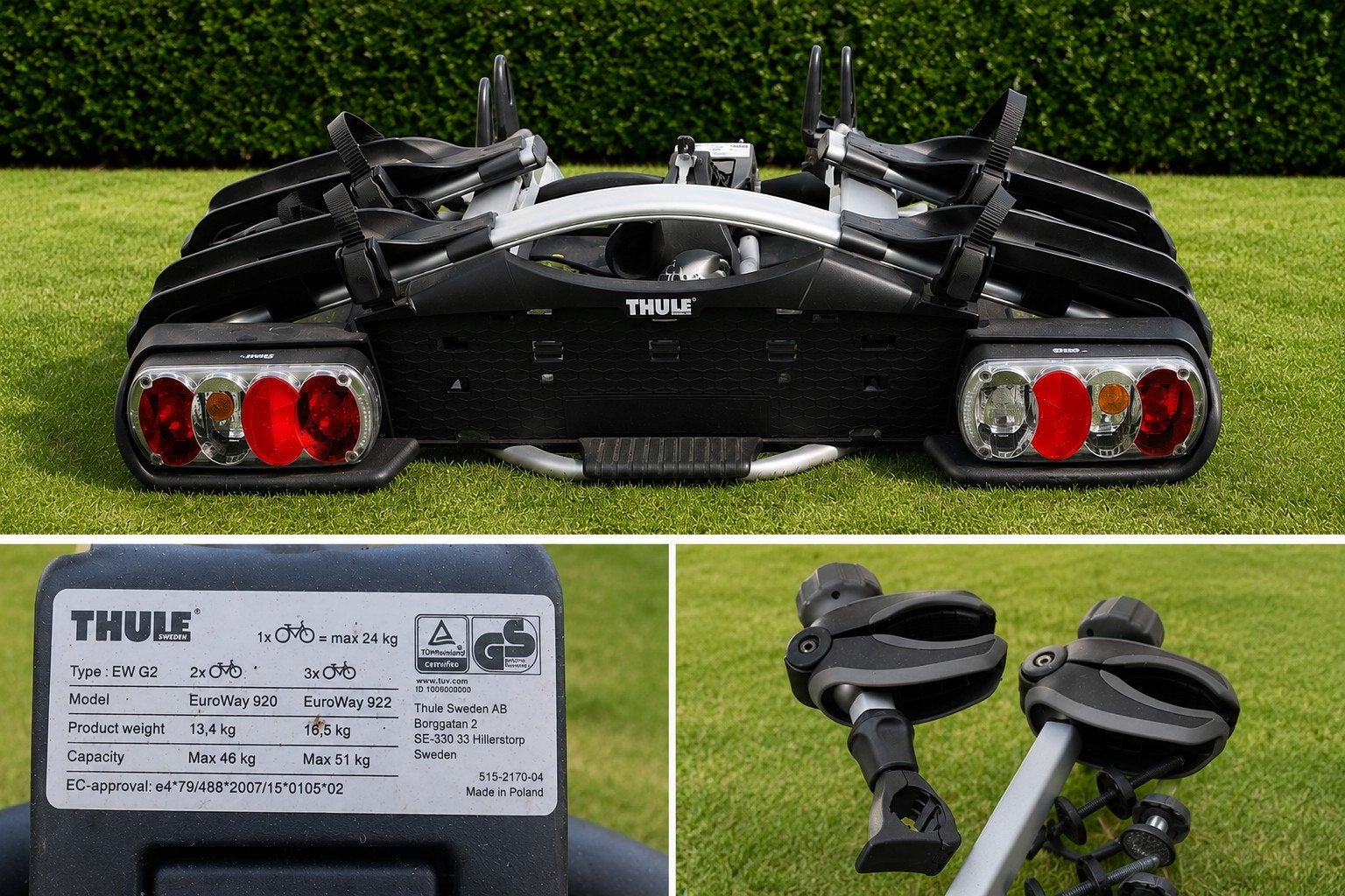 Thule EuroWay G2 920 – Porte-vélos sur attelage –  neuf, Auto diversen, Fietsendragers, Ophalen, 2 fietsen, Nieuw, Trekhaakdrager