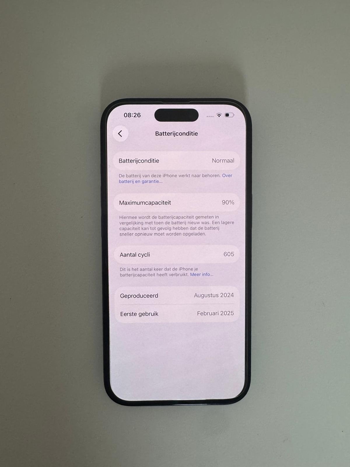 iPhone 15 - 90% - Perfecte staat, Télécoms, 128 GB, IPhone 15, Enlèvement ou Envoi, Comme neuf