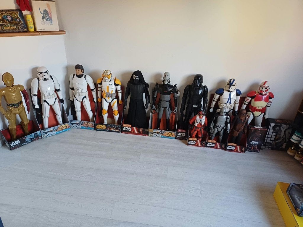star Wars 79 cm  gros lot neuf rare et + no Shogun Warriors, Enlèvement, Comme neuf, Statue ou Buste
