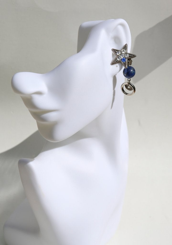Jolies boucles d'oreilles à clips brillantes, Enlèvement ou Envoi, Neuf, Argent, Autres matériaux
