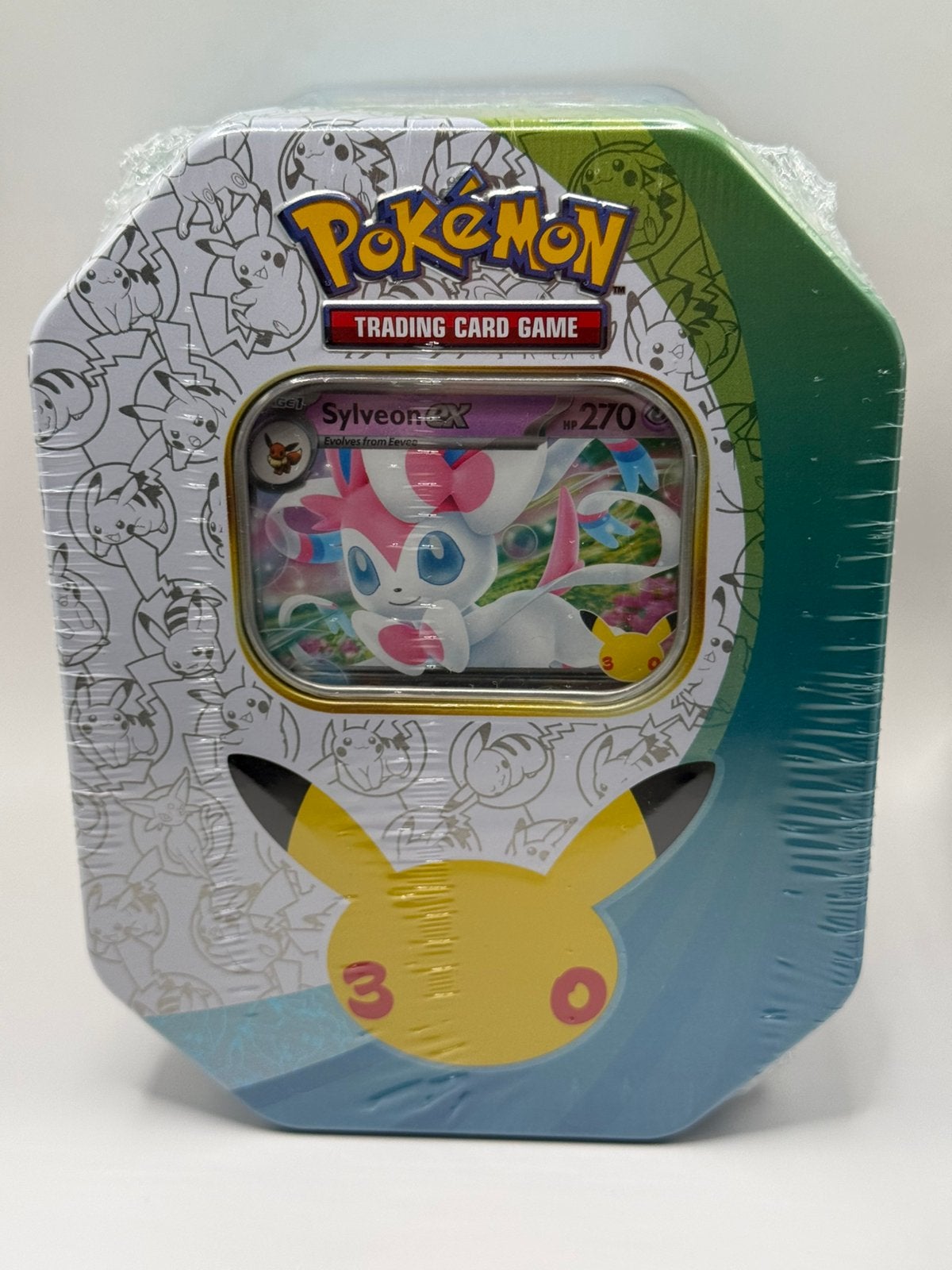 Pokémon TCG - 30th Celebration Tin Sylveon ex Nieuw & Sealed, Enlèvement, Neuf