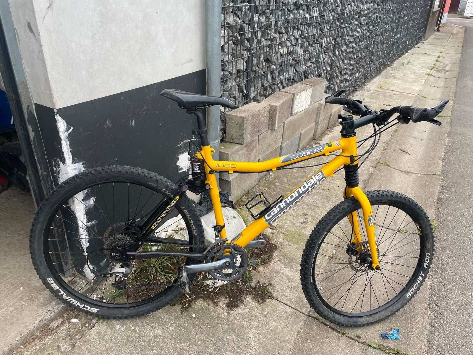 VTT cannondale scalpel 1000 jaune, Vélos & Vélomoteurs, Enlèvement, Comme neuf