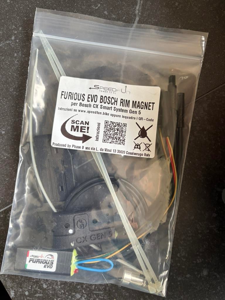 Speedfun module, Ophalen, Nieuw