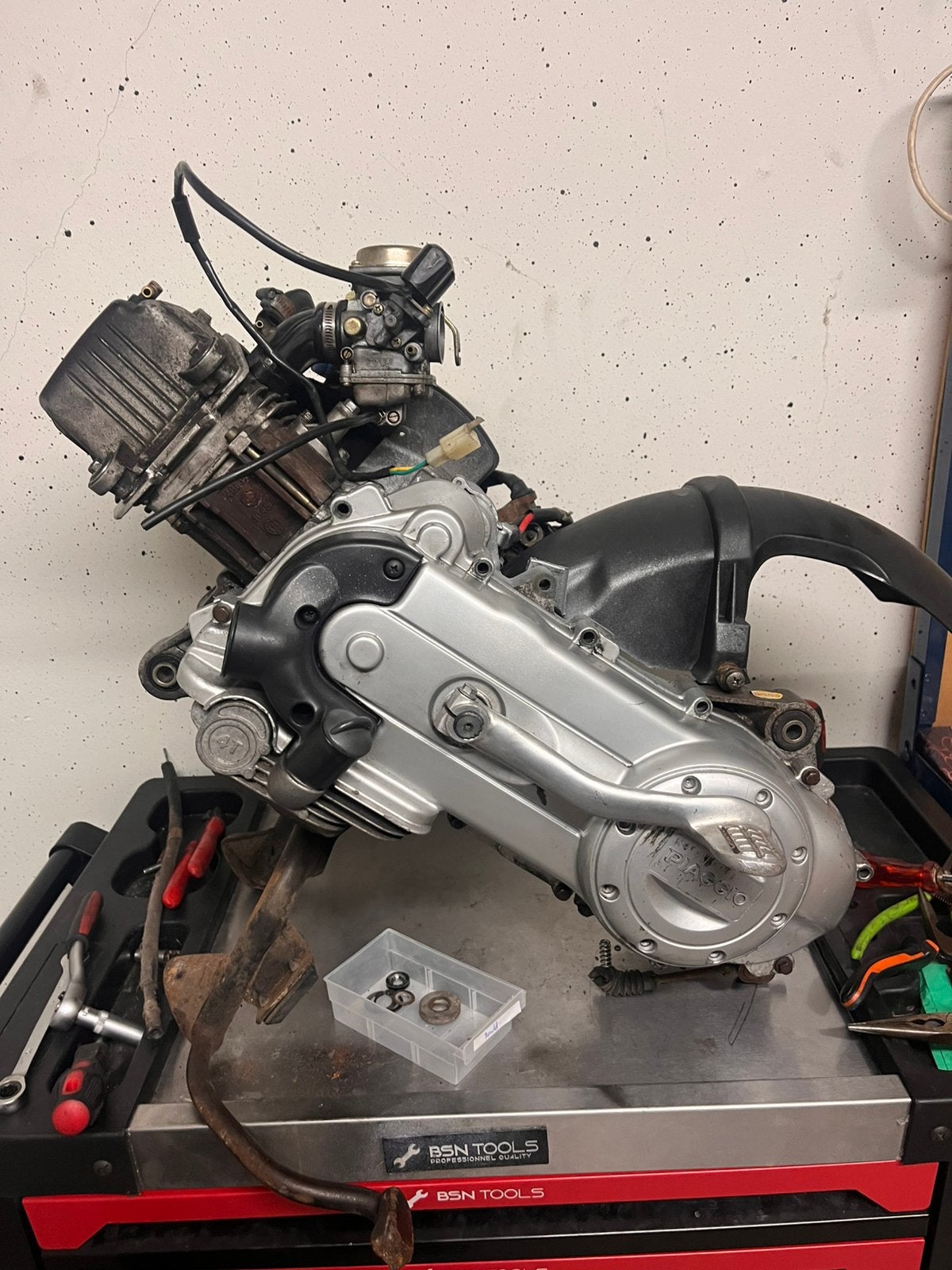Piagio motorblok 4takt 50cc 2v, Motoren, Ophalen of Verzenden