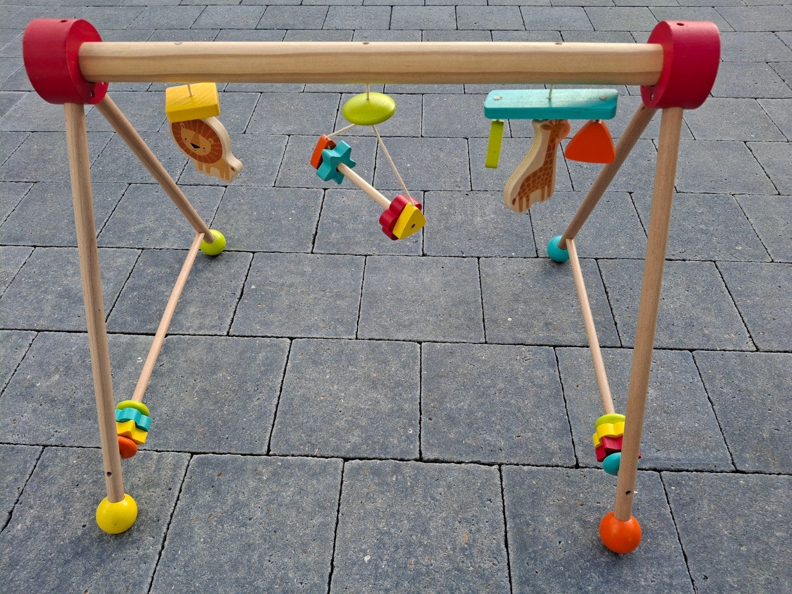 Houten babygym/speelboog, Enlèvement