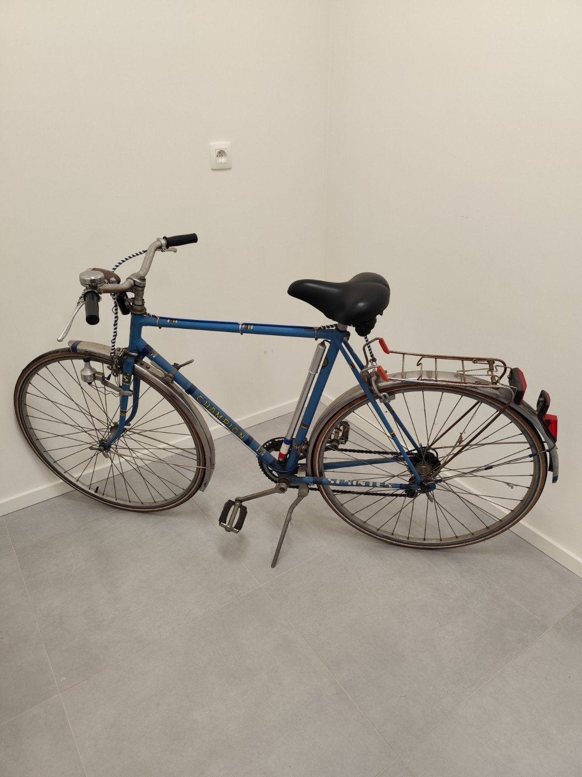 vintage herenfiets, Ophalen