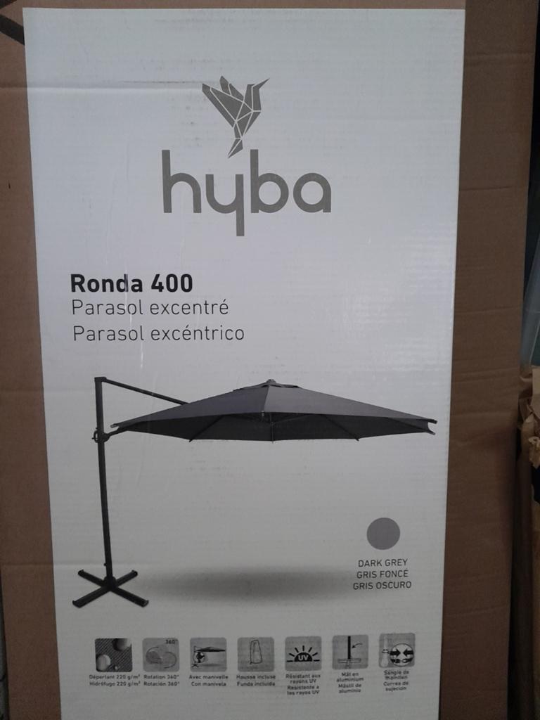 Zware zweefparasol nieuw 3 m diameter, Tuin en Terras, Parasols, Ophalen, Zweefparasol