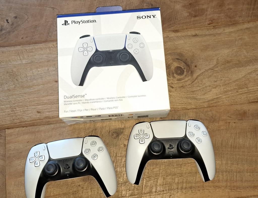 2x Dualsense Ps5 Controller, Games en Spelcomputers, Spelcomputers | Sony PlayStation 5, Ophalen, Zo goed als nieuw