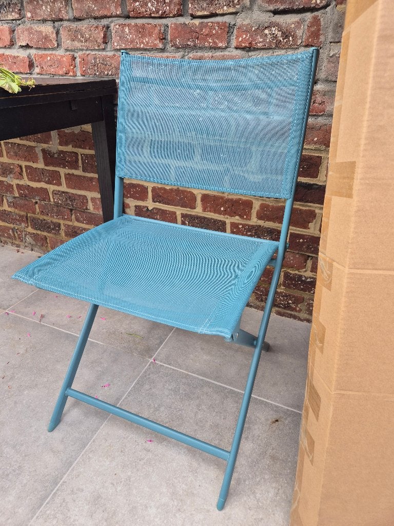 Chaises pliantes jardin - Brico - Lot de 6, Jardin & Terrasse, Enlèvement, Comme neuf, Métal, Pliant