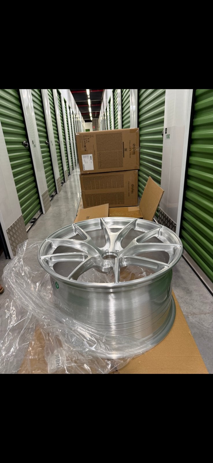 APEX VS-5RS STYLE FORGED REPS – 20” – BRUSHED SILVER, Auto-onderdelen, Ophalen, Velg(en)