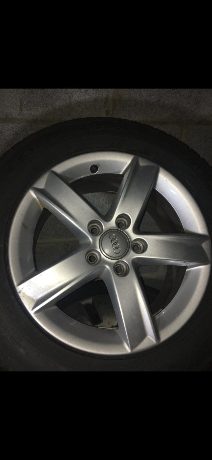 Kit hiver audi 16" pour A4 b8 phase 1 et facelift, Enlèvement, Pneu(s)