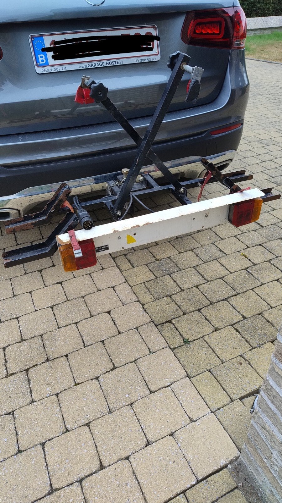 Fietsendrager voor 2 fietsen, Ophalen, 2 fietsen