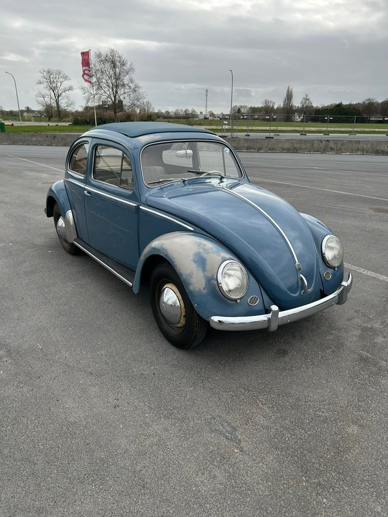 Vw kever 1958, Particulier, Blauw, Te koop