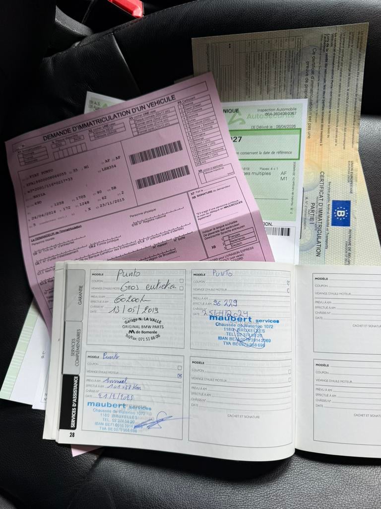 Fiat Punto Evo | Disponible Immédiatement | carnet complet |, Cuir, Achat, Entreprise, Punto