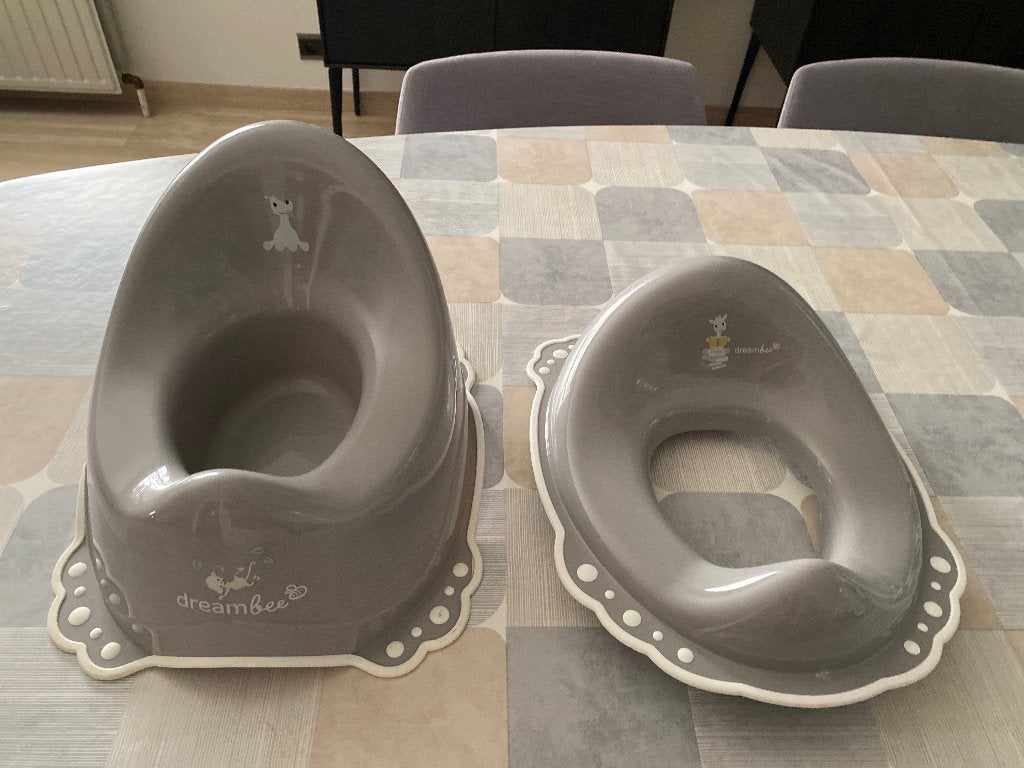Potje en wc bril voor kindjes, Kinderen en Baby's, Badjes en Verzorging, Overige typen, Zo goed als nieuw, Standaard, Ophalen
