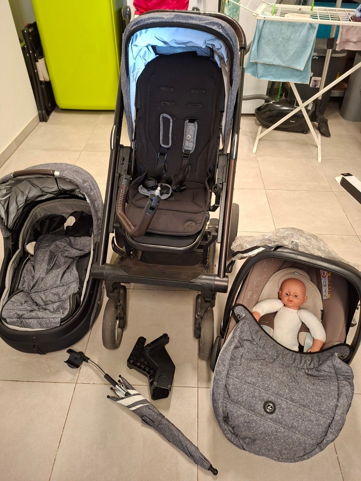Mutsy iGo 3-in-1 kinderwagen, Enlèvement, Poussette, Mutsy