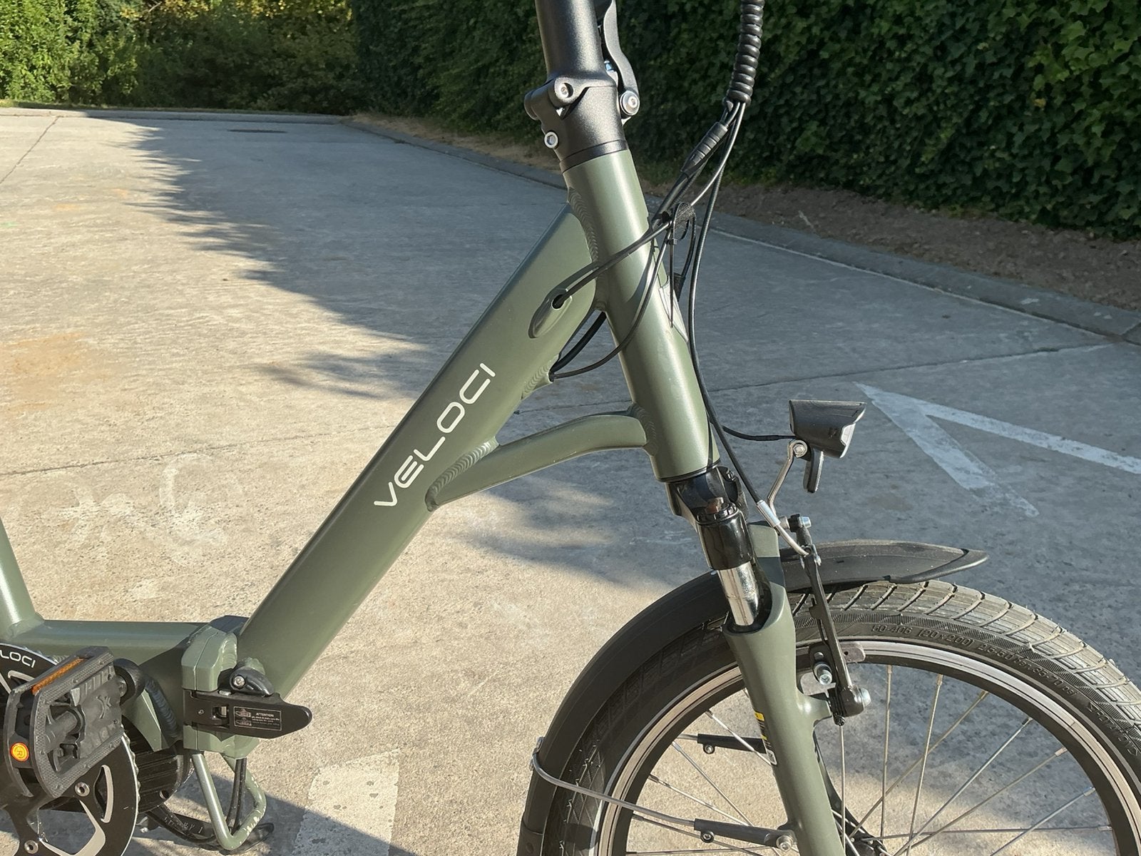 Electriche plooifiets merk velogci weing gebruikt, Enlèvement, Comme neuf
