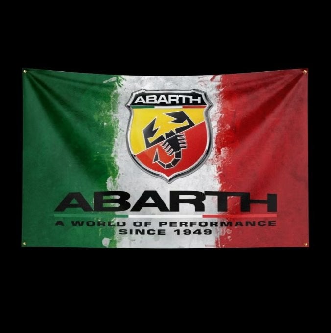 Grote vlaggen Abarth (150x90cm), Enlèvement ou Envoi, Neuf