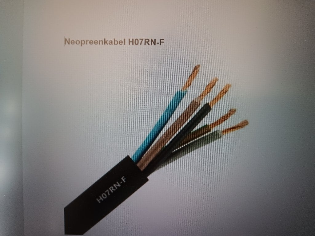 Neopreen kabel 5x2,5 mm2, Ophalen, Zo goed als nieuw, Overige merken, Kabel of Snoer