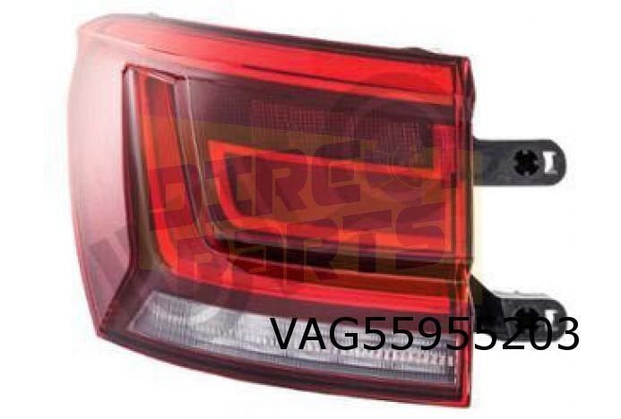 Volkswagen Touareg (4/18-11/23) Achterlicht links buiten Ori, -, -, Nieuw, -