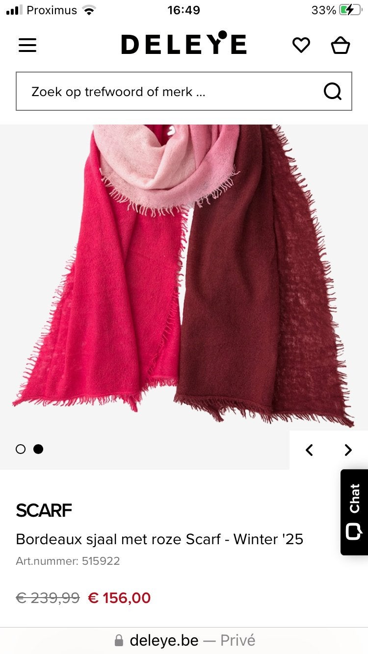 Cashmere warme zachte sjaal nieuw, Kleding | Dames, Ophalen of Verzenden, Zo goed als nieuw
