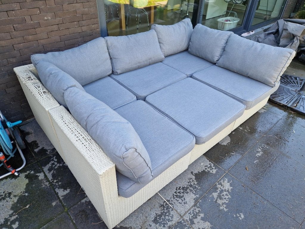 Kussens voor loungeset (en gratis onderstel), Ophalen, Zo goed als nieuw, Loungeset, 5 zitplaatsen