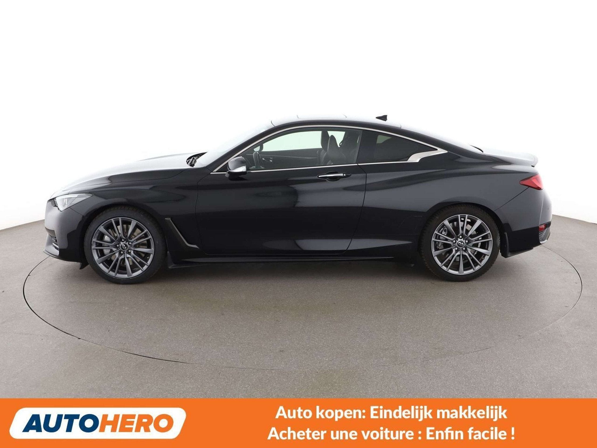 Infiniti Q60 2.0 Turbo Sport (bj 2017, automaat), Auto's, Automaat, 4 zetels, Achterwielaandrijving, Gebruikt