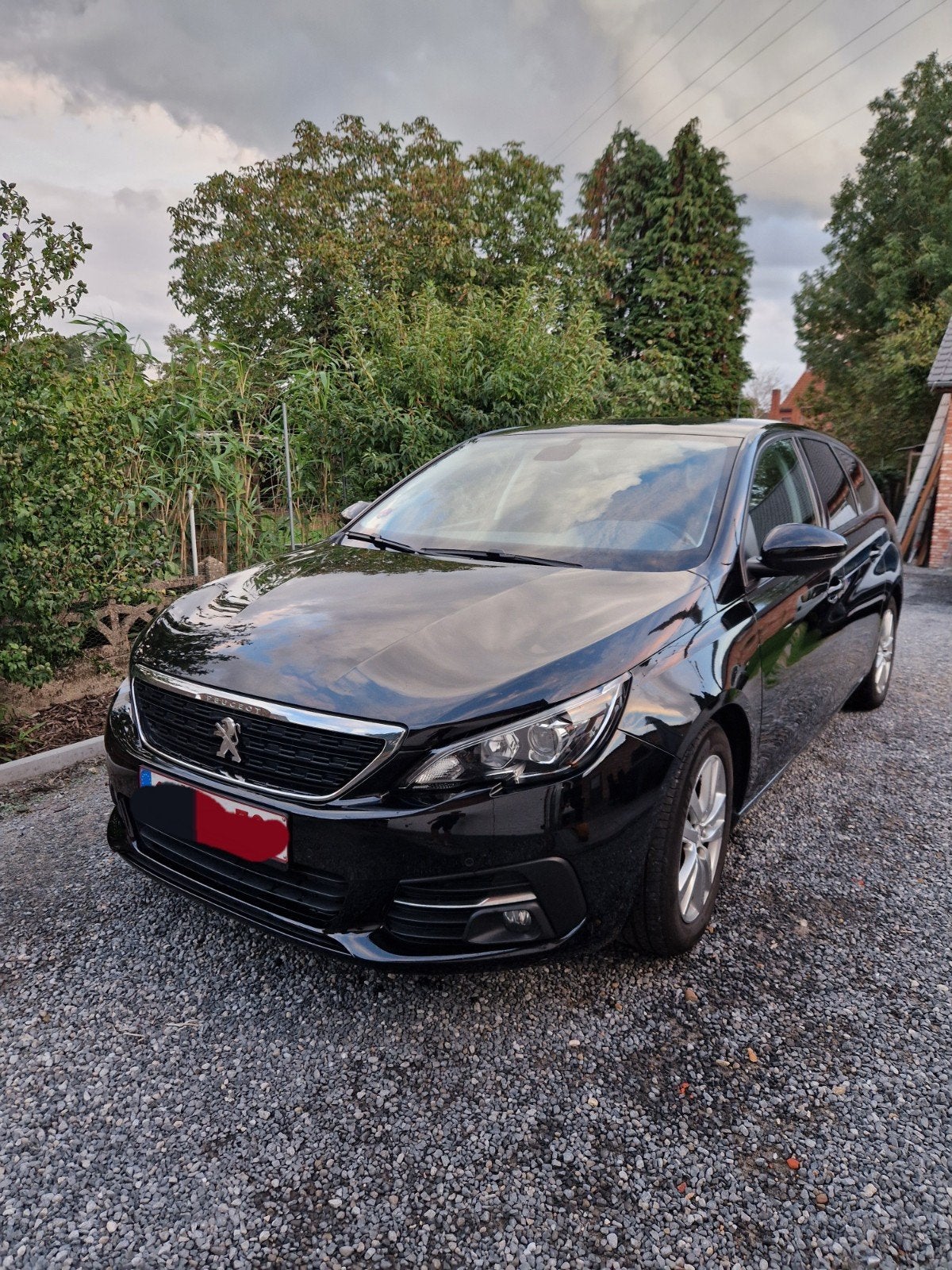 peugeot 308 sw automaat, Euro 5, Stof, Zwart, Zwart
