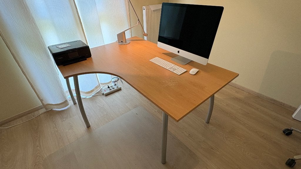 Hoekbureau, Huis en Inrichting, Bureaus, Ophalen, 160 cm, Gebruikt, 120 cm