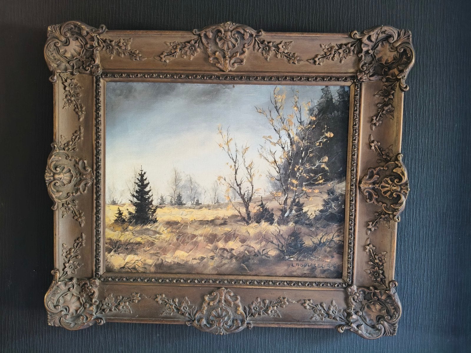 Tableau Paysage des Hautes Fagnes – Christian LABOUREUR, Enlèvement, Paysage