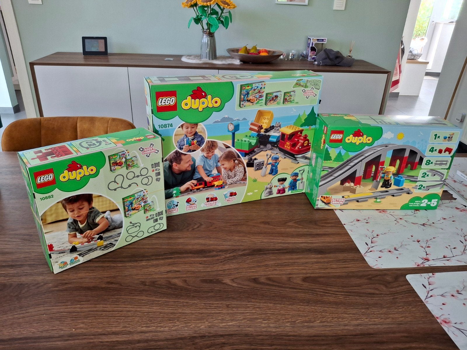 Trein duplo, Kinderen en Baby's, Ophalen, Zo goed als nieuw, Jongen of Meisje
