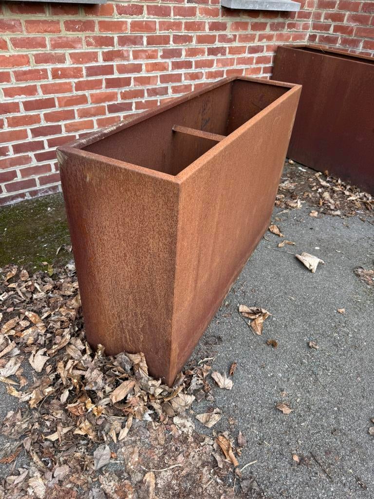 Bac à plante acier corten, Enlèvement, Comme neuf