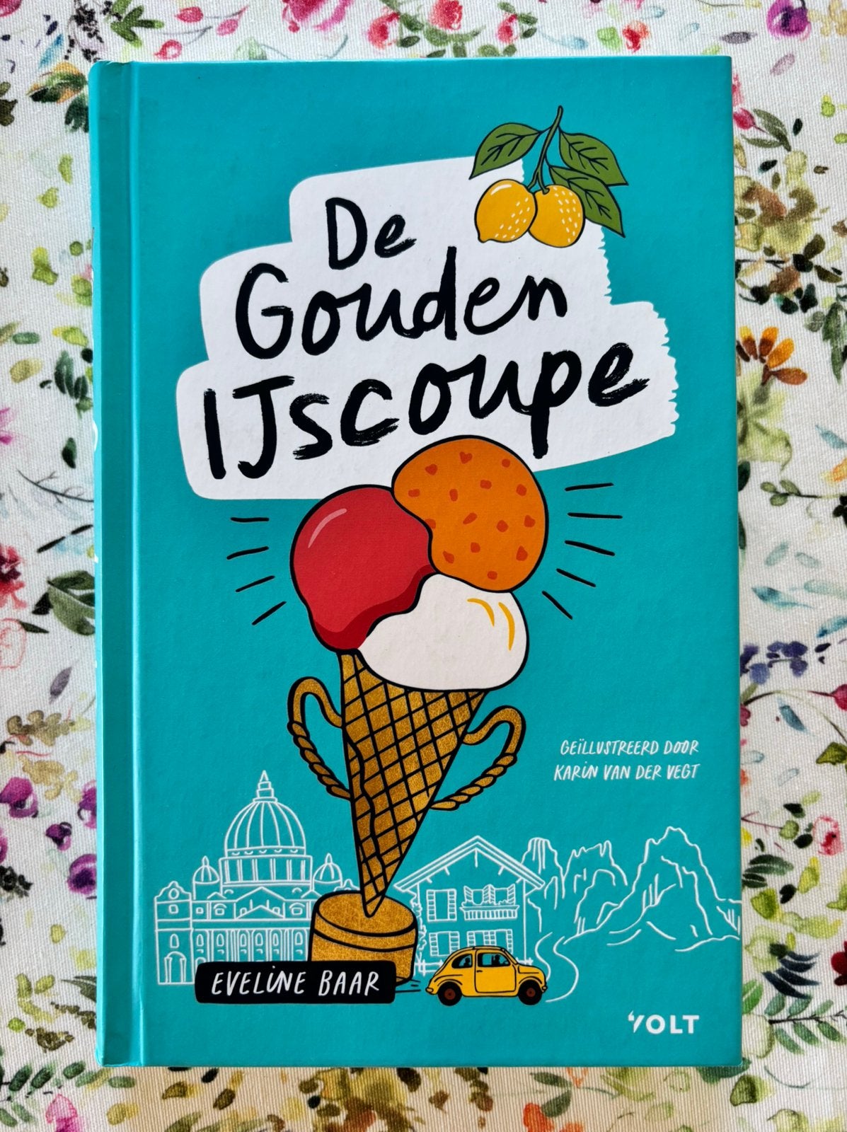 Eveline Baar - De Gouden IJscoupe, Livres, Livres pour enfants | Jeunesse | 10 à 12 ans, Enlèvement ou Envoi, Fiction, Comme neuf